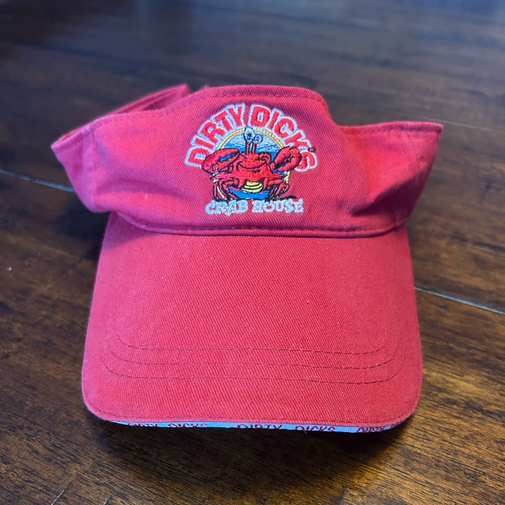 Dirty Dick’s Crab House red visor